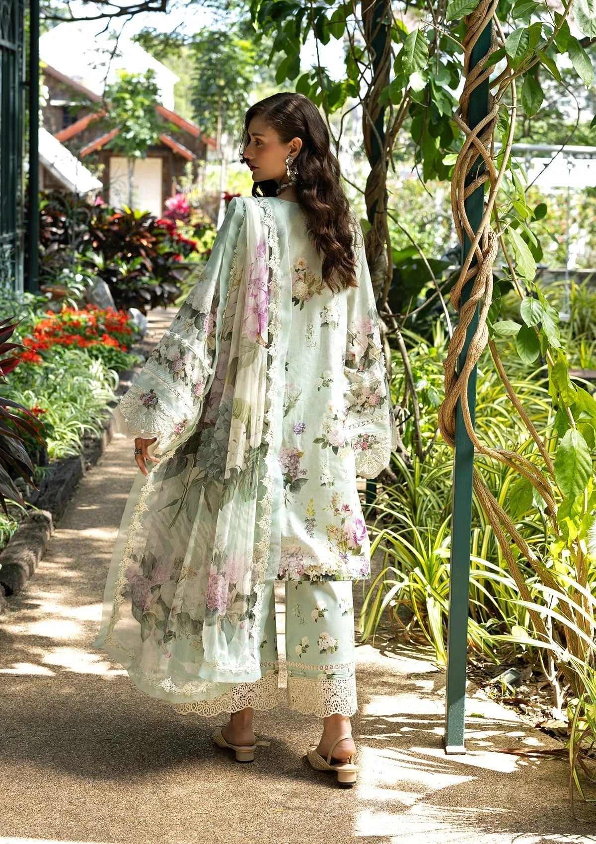 Luxury Lawn Stitched Suit 3 piece - 2025 - LE-03