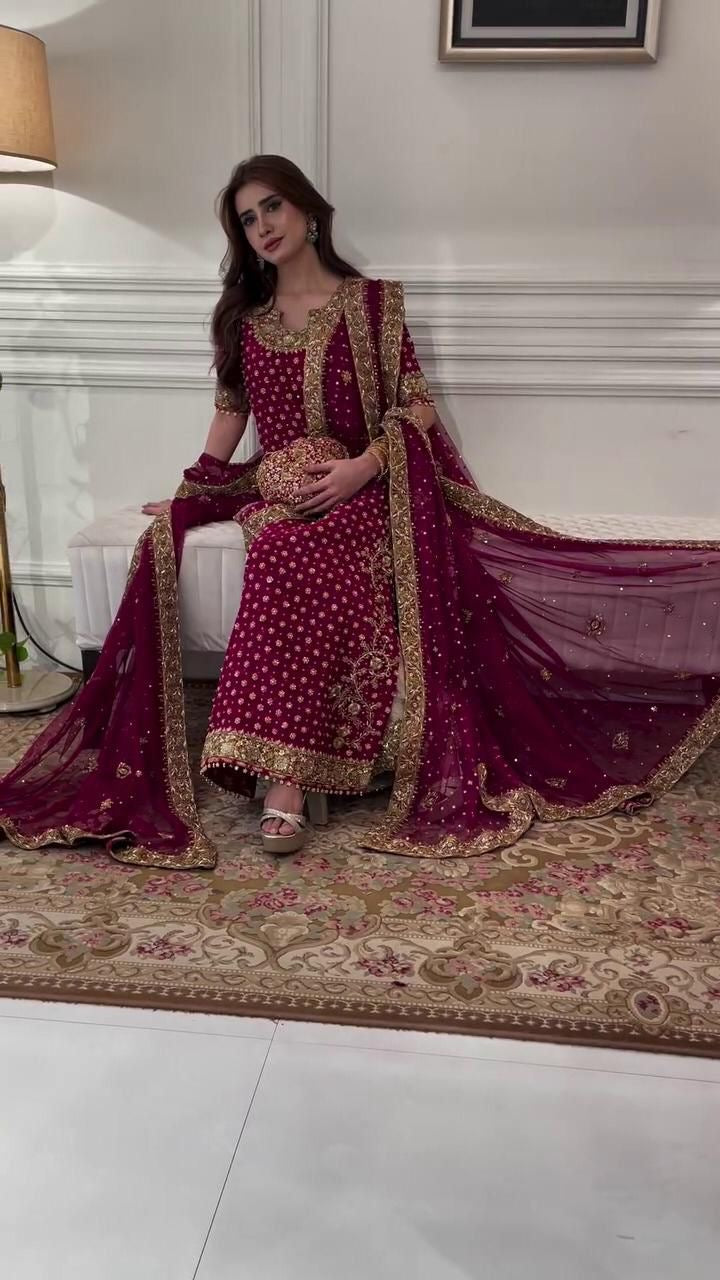 Luxury Lawn Premium Stitched Suit 3 Piece Dress - LEC-12