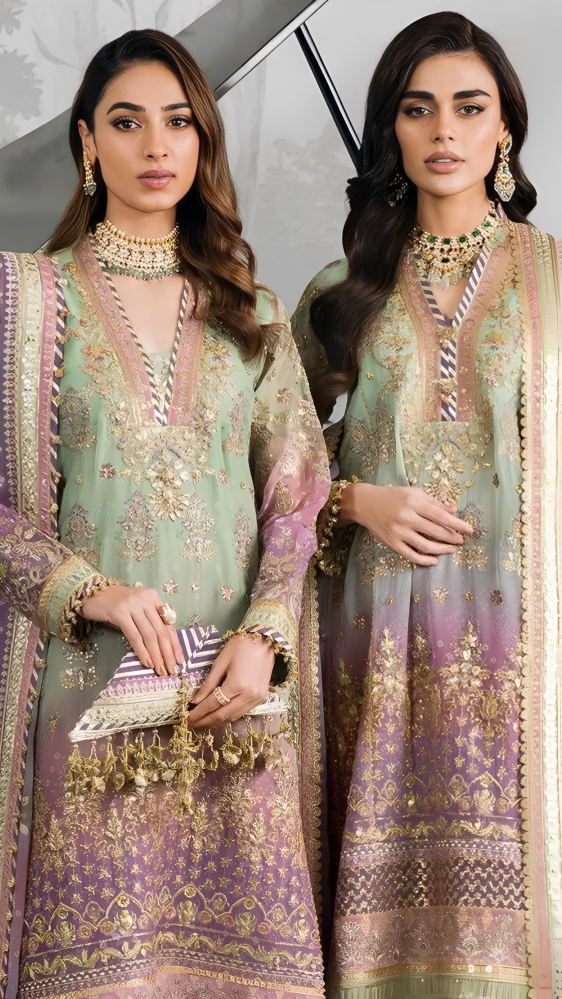 Luxury Shefoon Premium Stitched Suit 3 Piece Dress - LEC-15