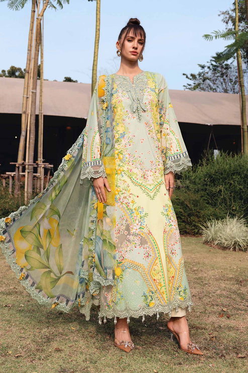 Luxury Lawn Stitched Suit 3 piece - 2025 - LE-05
