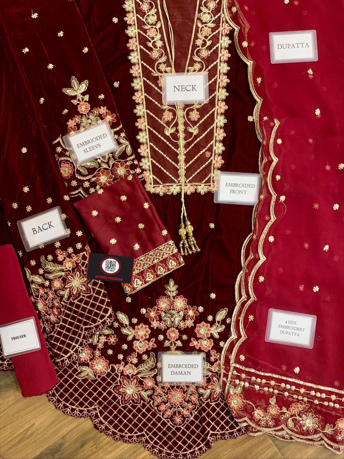 LUXURY VELVET 3PCS