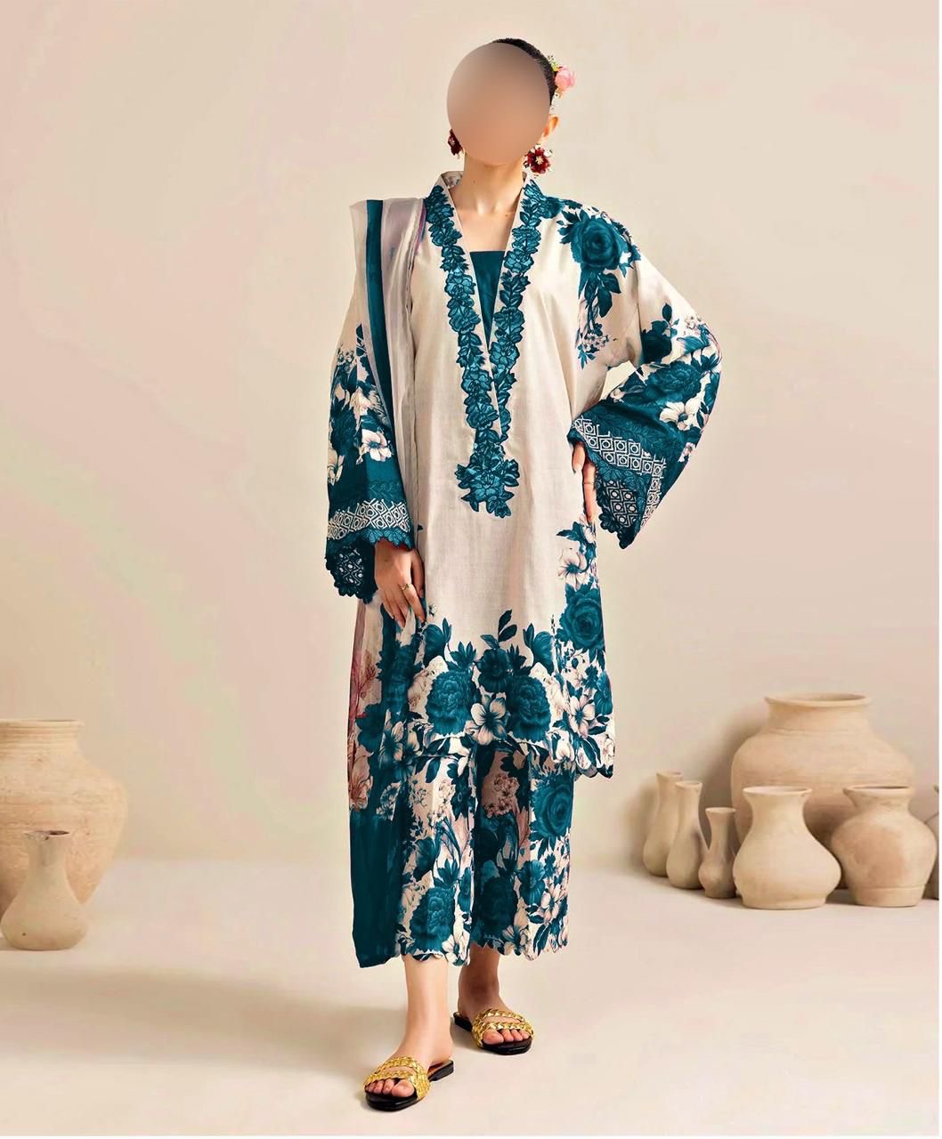 DIGITAL PRINTED SILK 3PCS