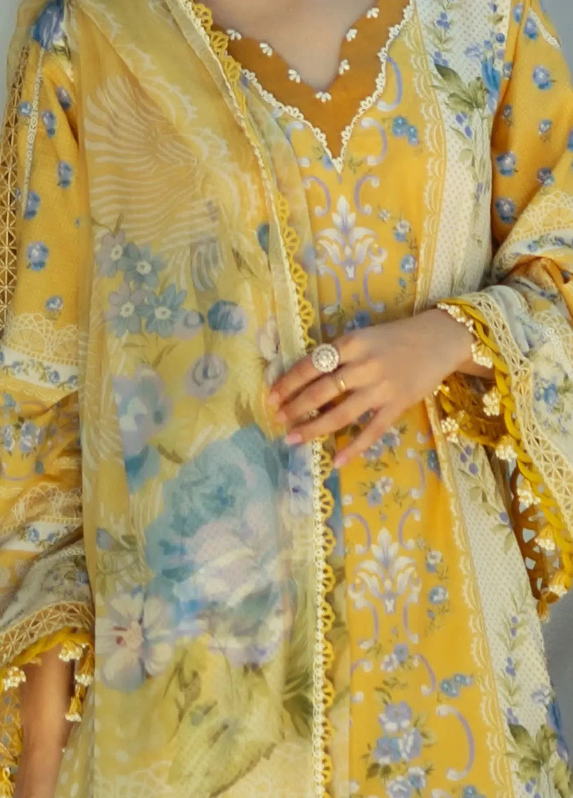 LUXURY LAWN 3PCS STITCHED | LL-1710-US