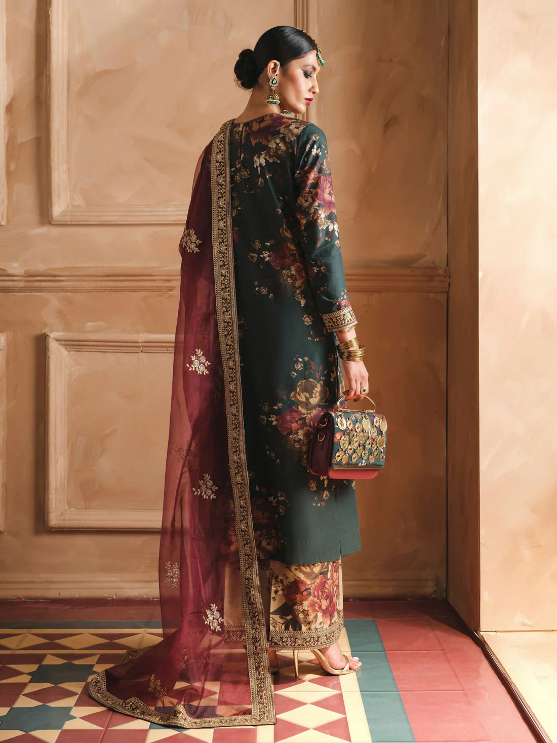 LUXURY LAWN 3PCS STITCHED | LL-1708-US