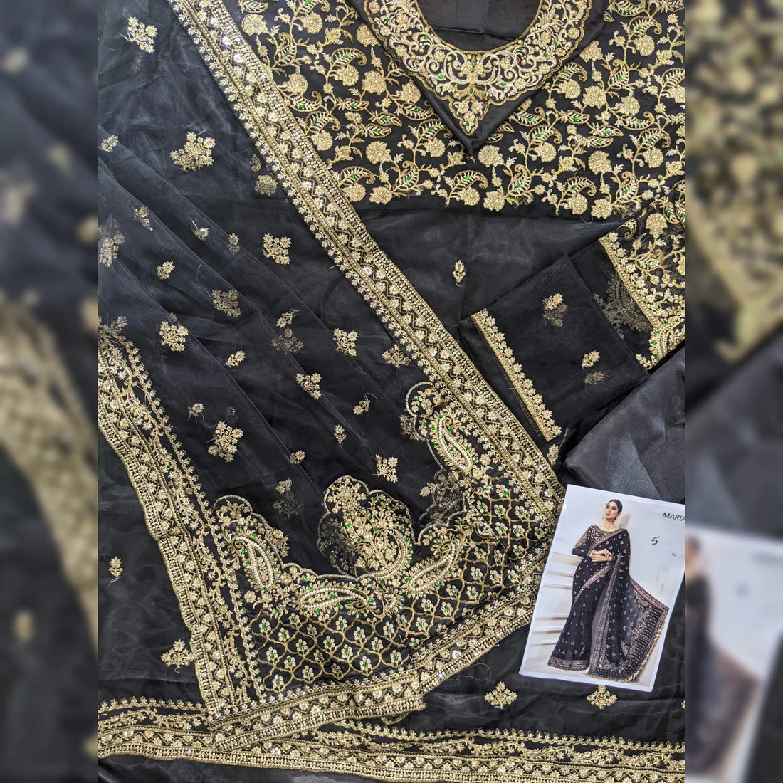 LUXURY SAREE UN-STITCHED | LS-4301-US