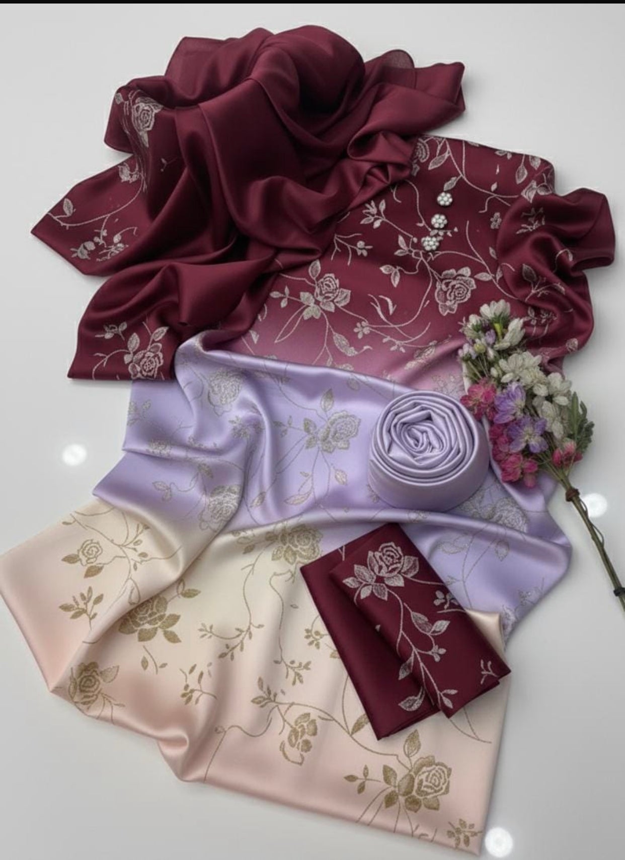 LUXURY SILK 3PCS