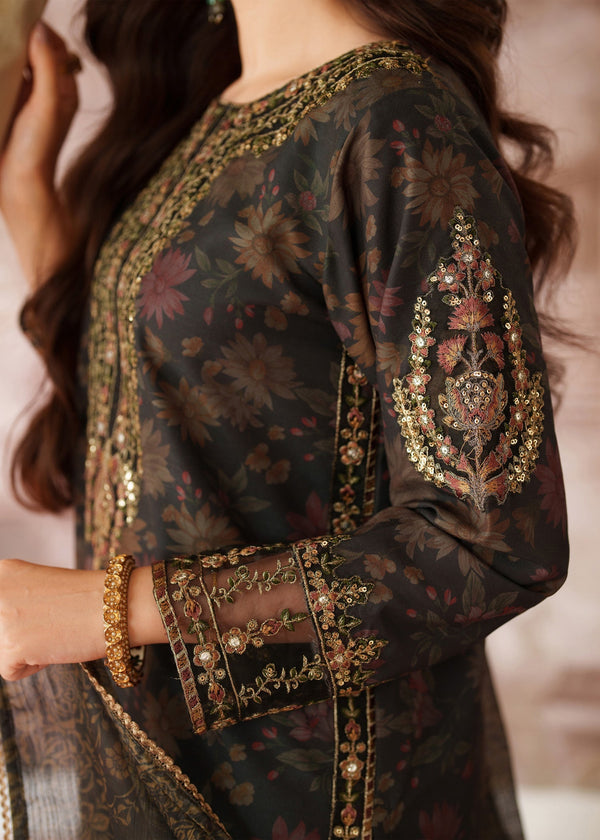 Luxury Lawn Premium Stitched Suit 3 Piece - LEC-05