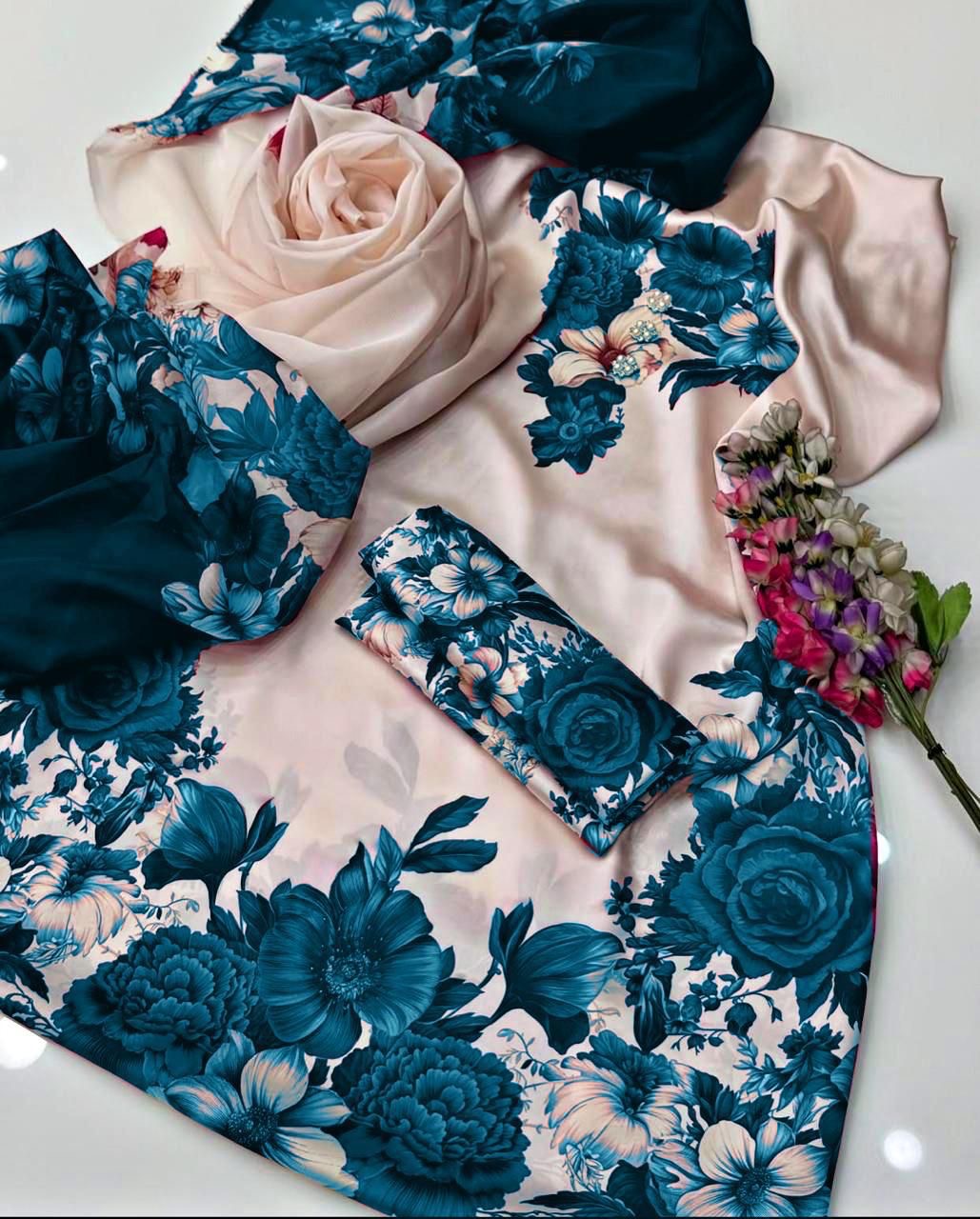 DIGITAL PRINTED SILK 3PCS