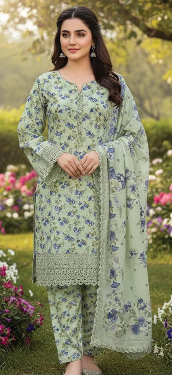 LUXURY LAWN 3PCD
