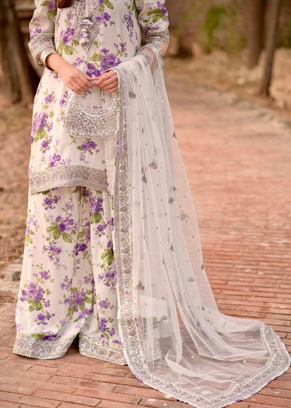 Luxury Lawn Premium Stitched Suit 3 Piece - LEC-02