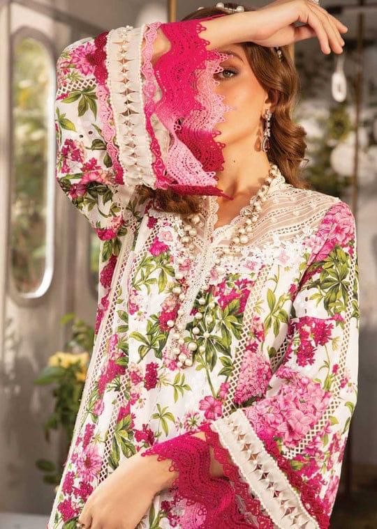 Luxury Lawn Stitched Suit 3 piece - 2025 - LE-06