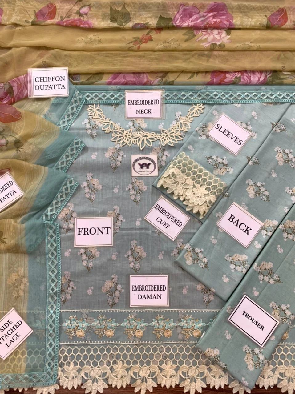 LUXURY LAWN 3PCS STITCHED | LL-1707-US