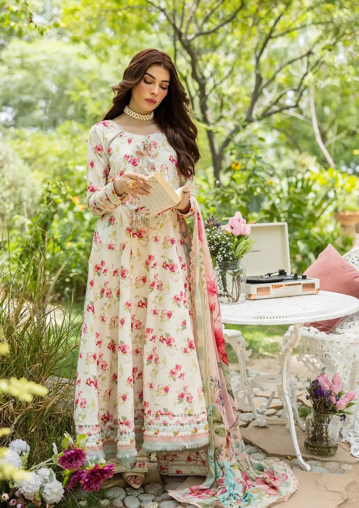 LUXURY LAWN 3PCS STITCHED | LL-1703-US