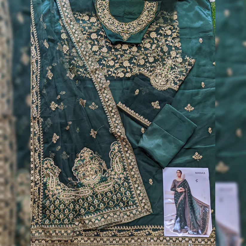 LUXURY SAREE UN-STITCHED | LS-4301-US