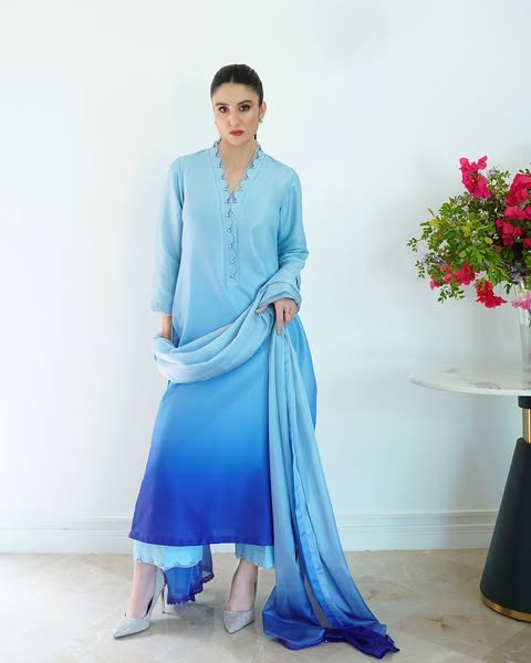 DIGITAL PRINTED SHAMOZ SILK 3 PIECE SUIT